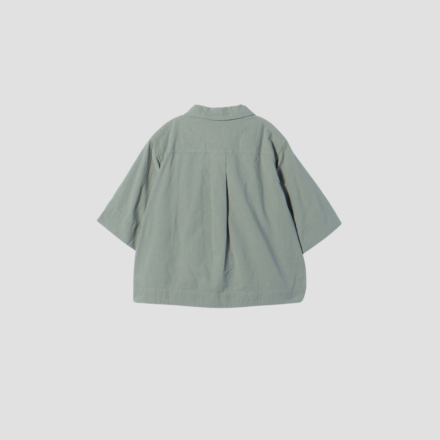 WORN COTTON PLAINWEAVE SHIRT
