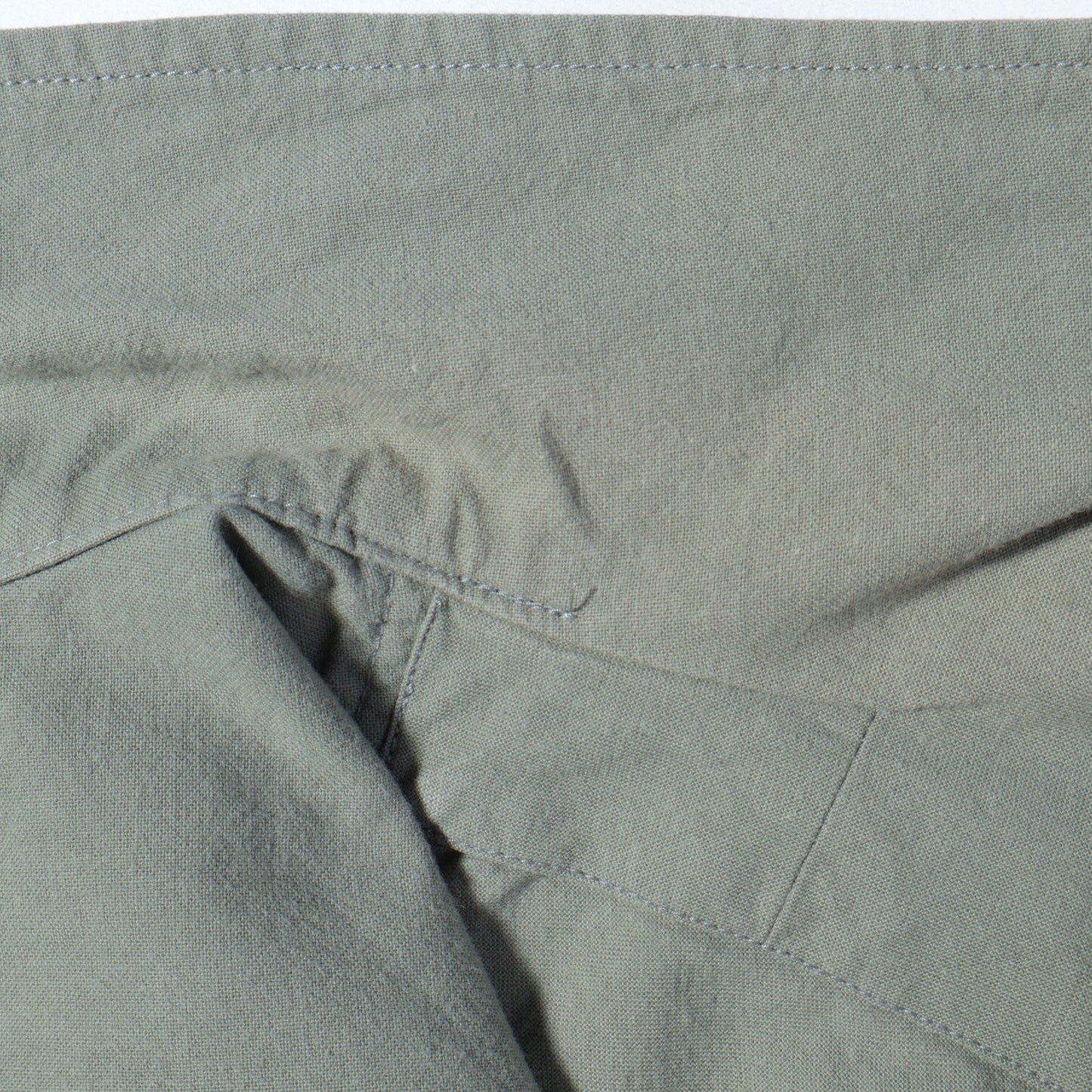 WORN COTTON PLAINWEAVE SHIRT