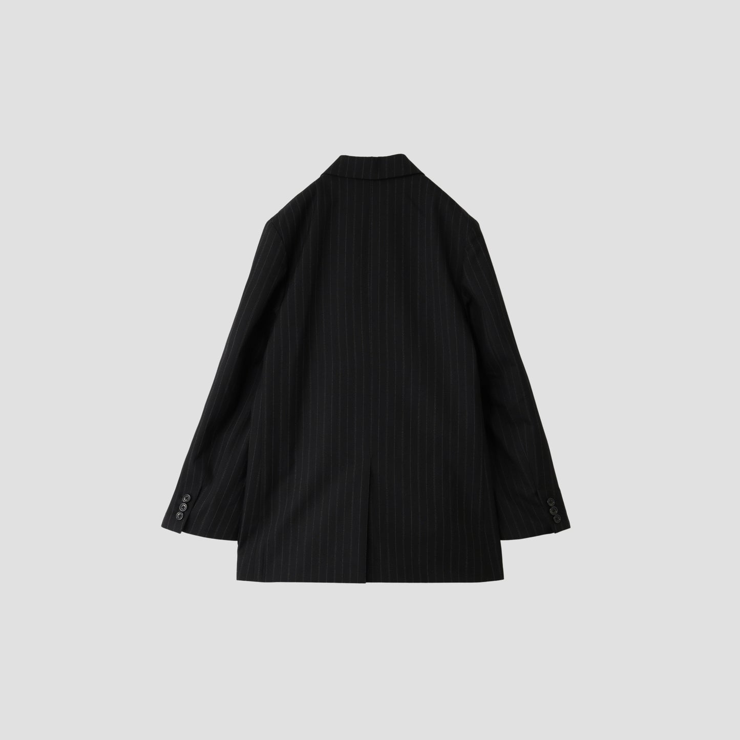 STRIPE WOOL PLAINWEAVE JACKET