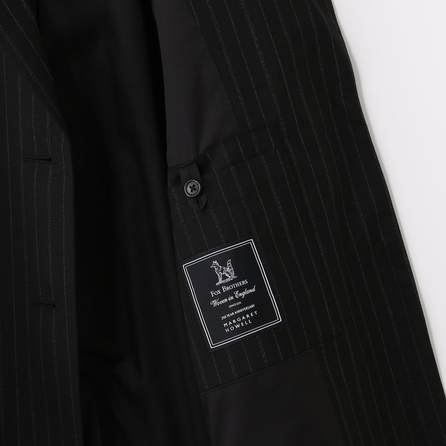 STRIPE WOOL PLAINWEAVE JACKET