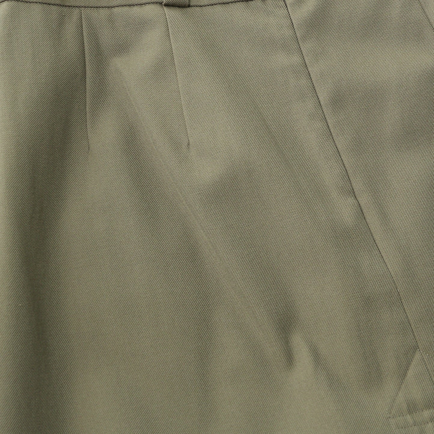 WOOL COTTON TWILL SKIRT