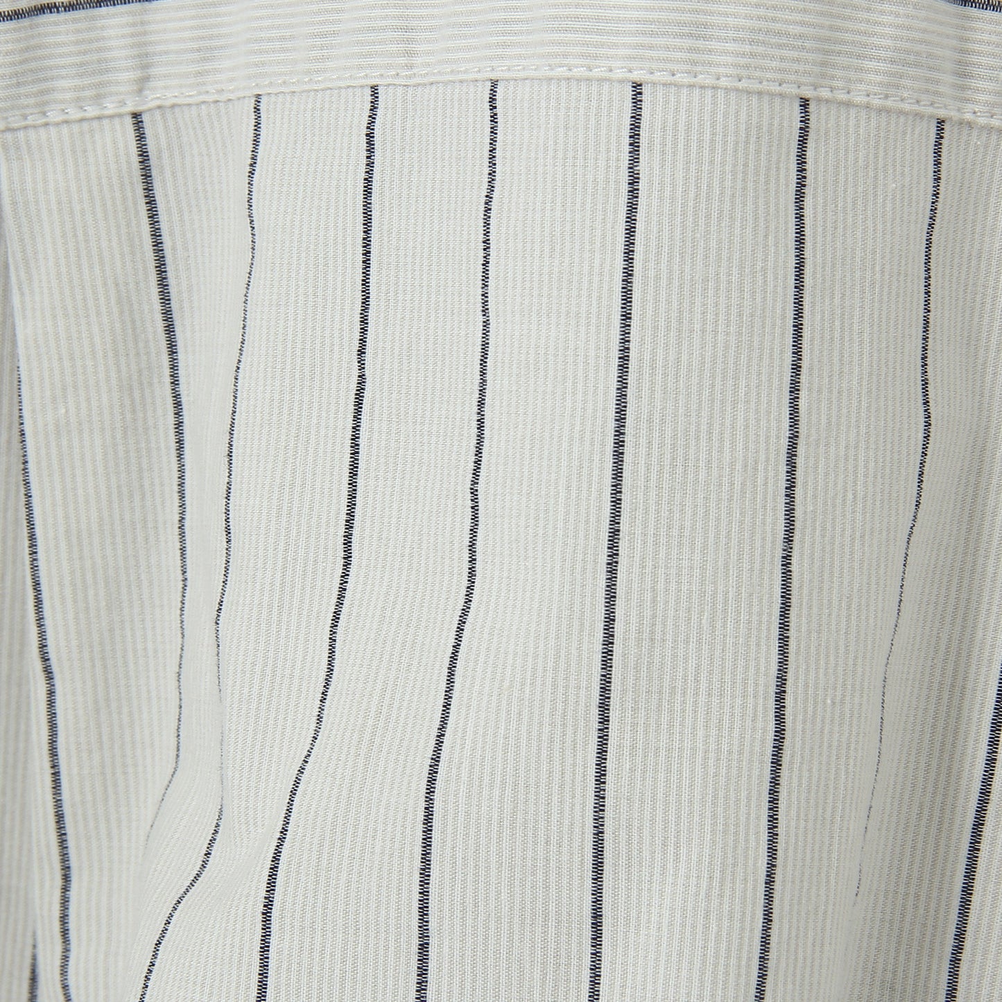 AGO COTTON RAMIE STRIPE SHIRT