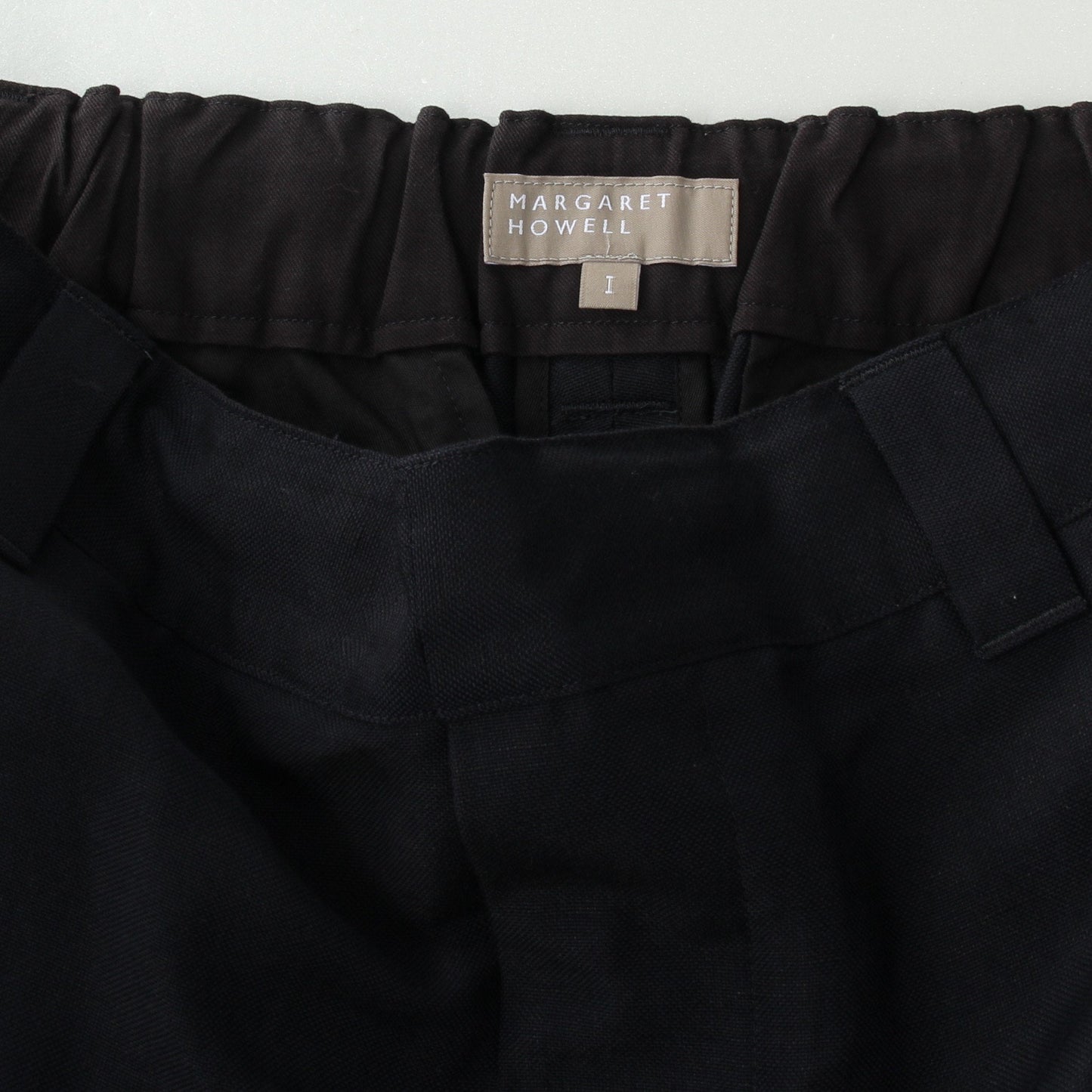 LINEN WOOL HOPSACK TROUSERS