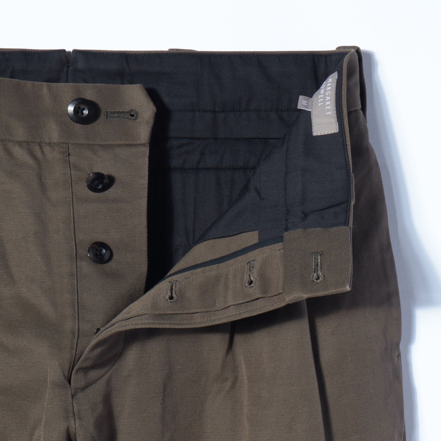 MILITARY CHINO COTTON TROUSERS