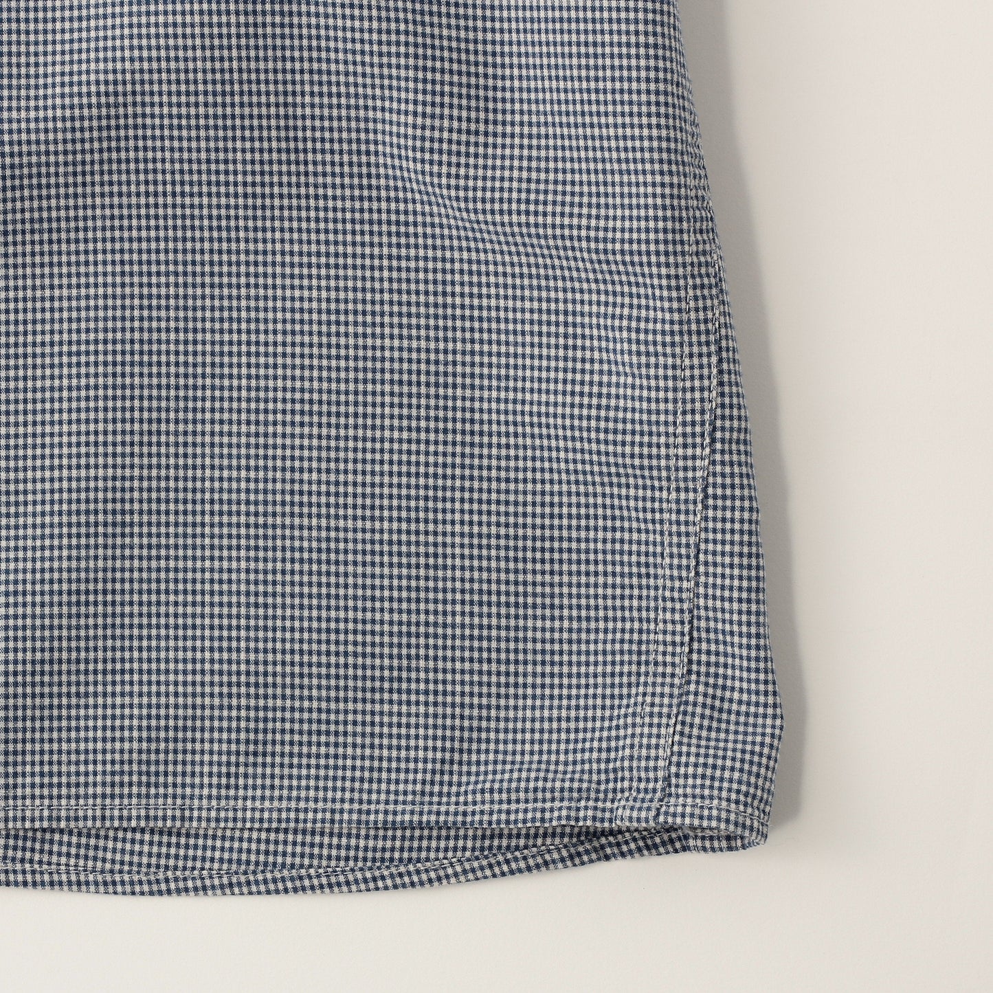 TINY GINGHAM COTTON SHIRT
