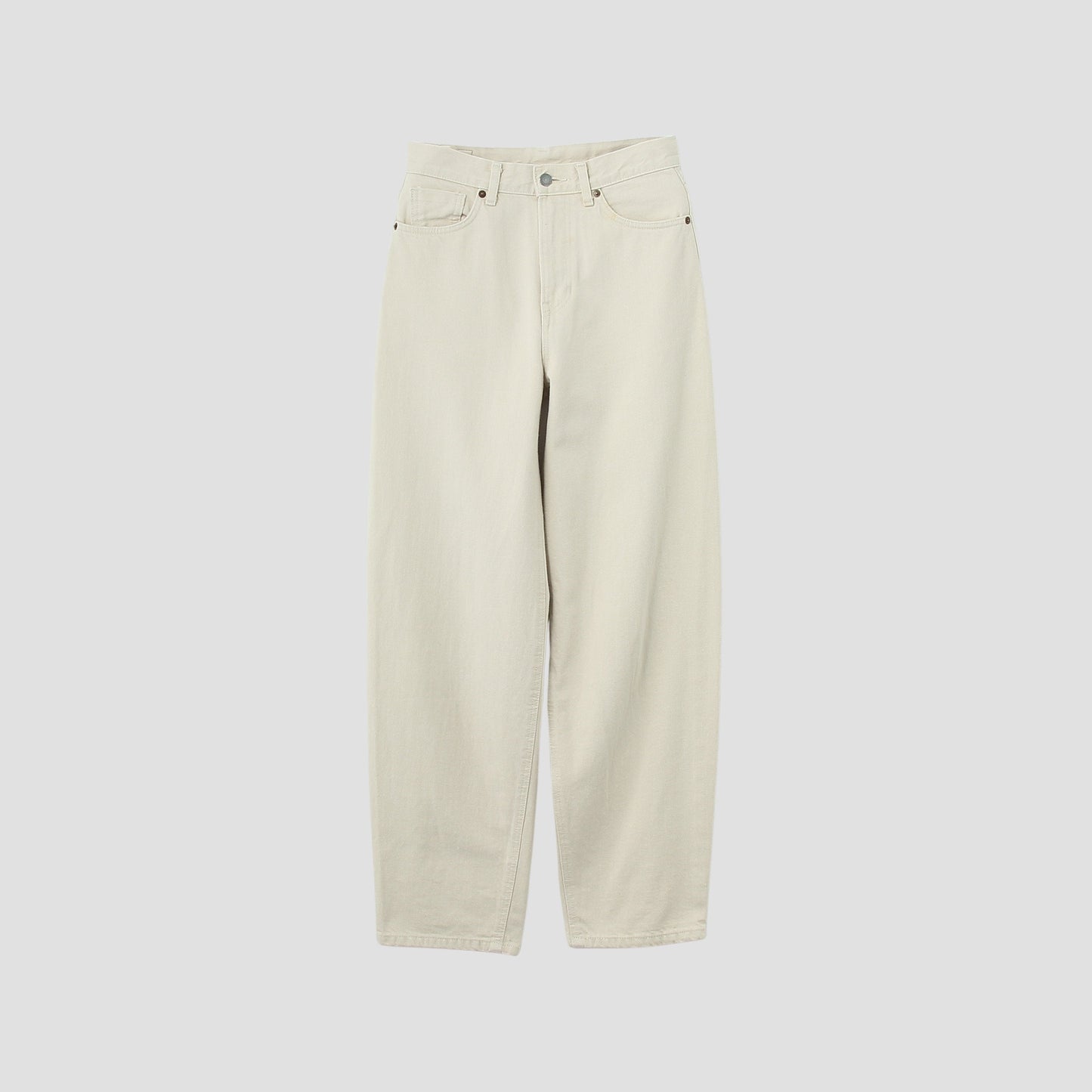 WHITE DENIM TROUSERS