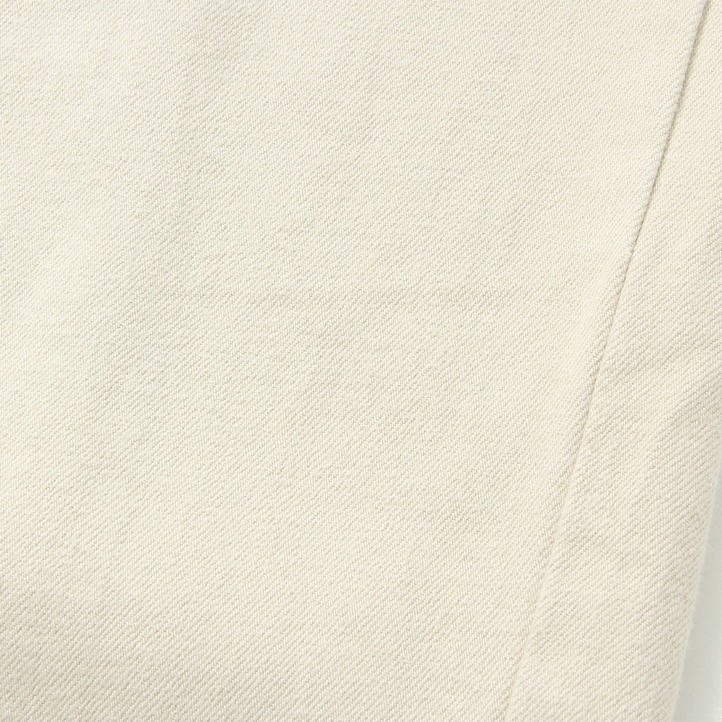 WHITE DENIM TROUSERS