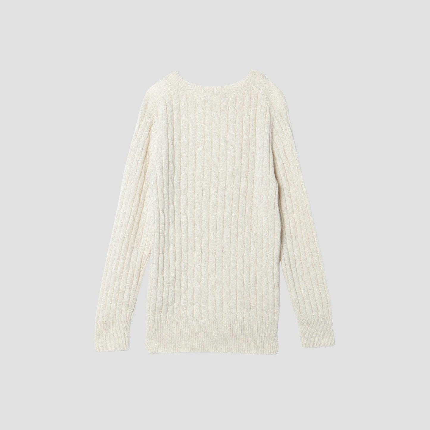TWISTED CASHMERE WOOL KNIT