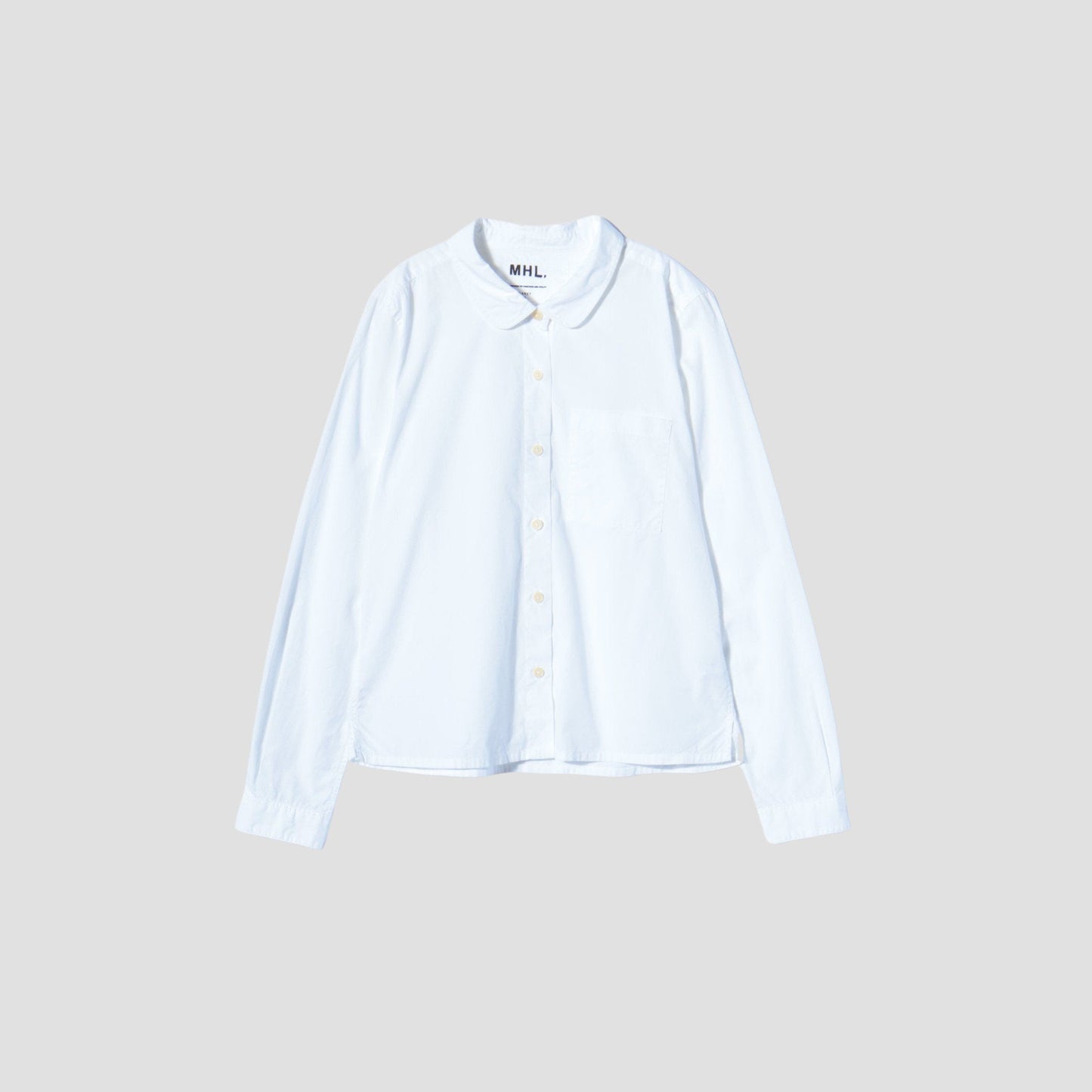 GARMENT DYE BASIC POPLIN SHIRT
