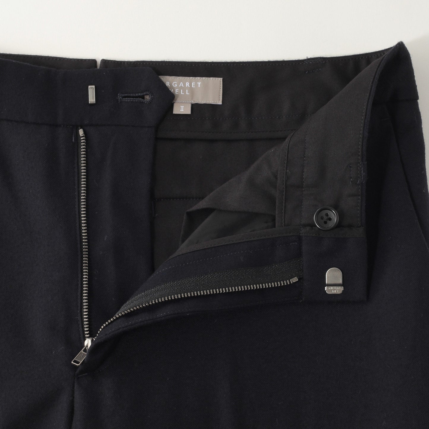 FINE WOOL FLANNEL TROUSERS