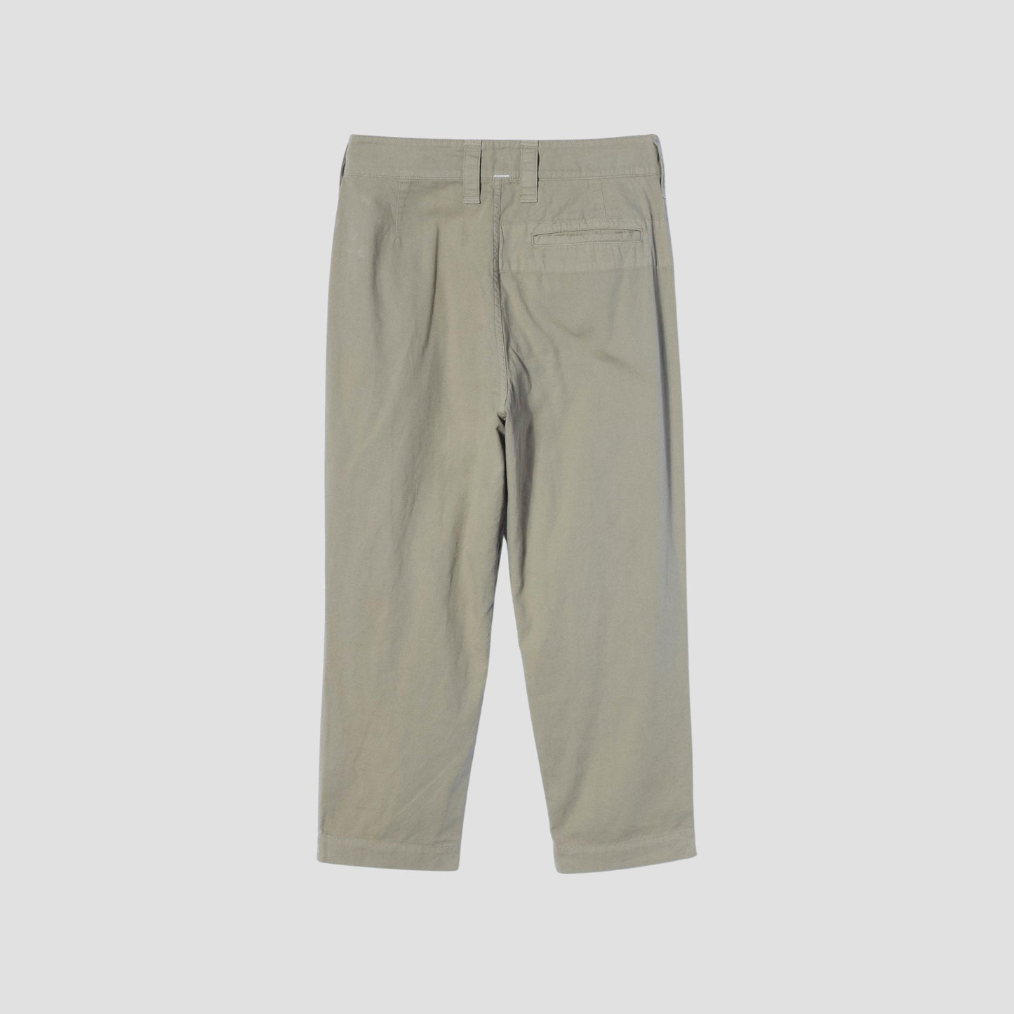 MILITARY COTTON LINEN TROUSERS