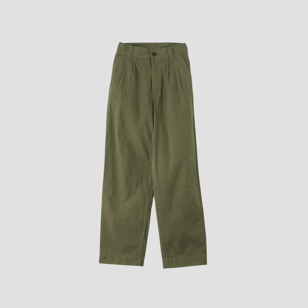 GARMENT DYE LIGHTWEIGHT PLAINWEAVE TROUSERS