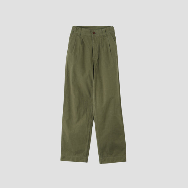GARMENT DYE LIGHTWEIGHT PLAINWEAVE TROUSERS
