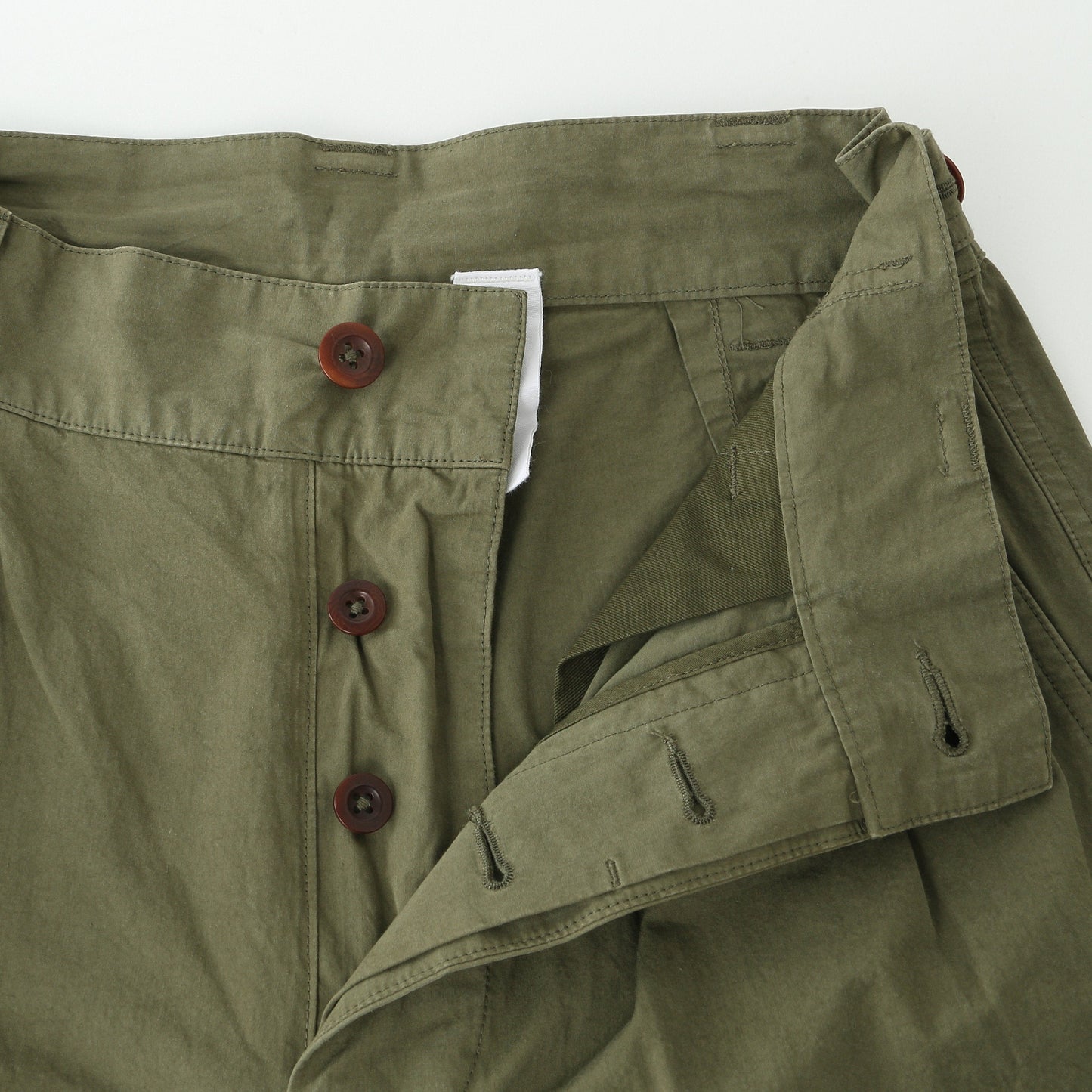 GARMENT DYE LIGHTWEIGHT PLAINWEAVE TROUSERS
