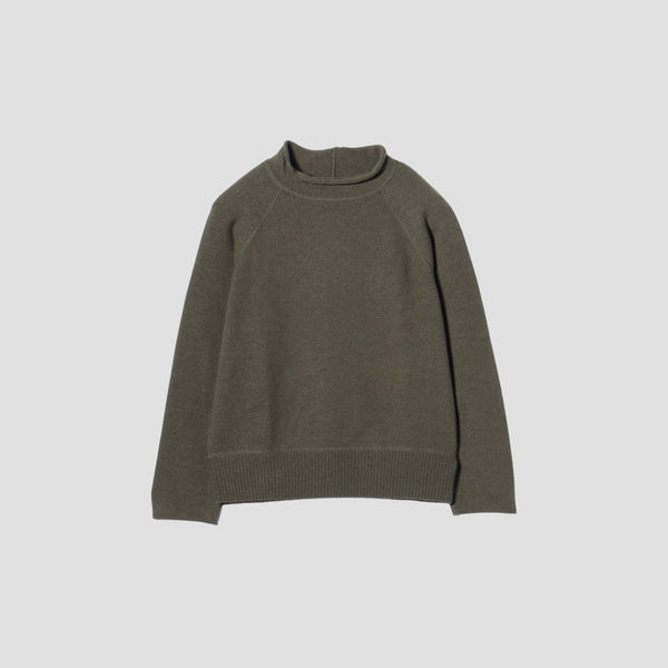 FELTED ROUGH WOOL KNIT