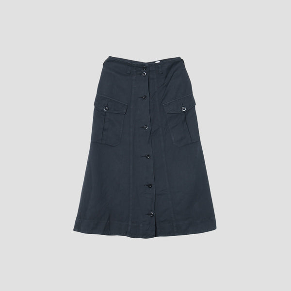 HIGHTWISTED COTTON LINEN SKIRT