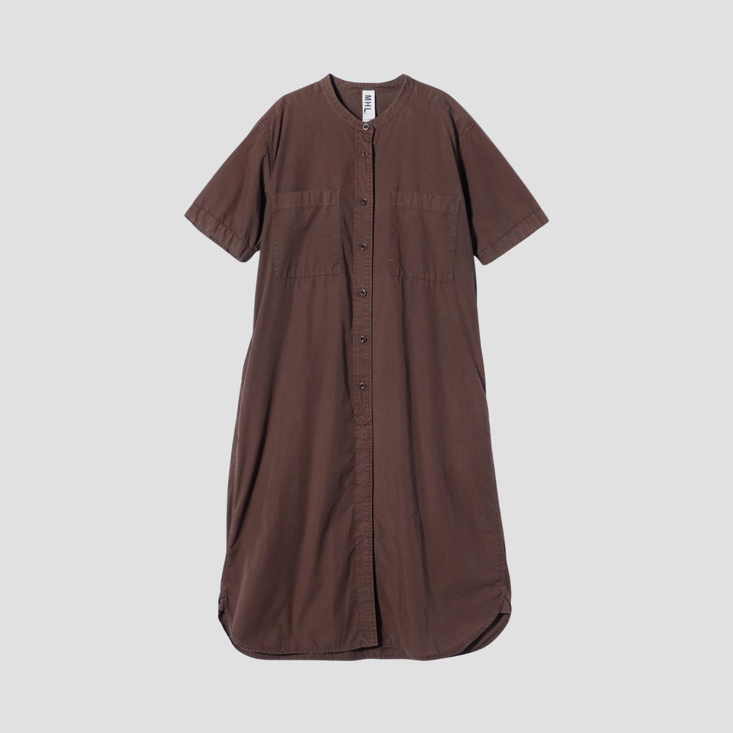 GARMENT DYE BASIC POPLIN DRESS
