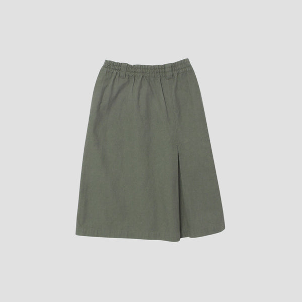 ORGANIC COTTON GABARDINE SKIRT