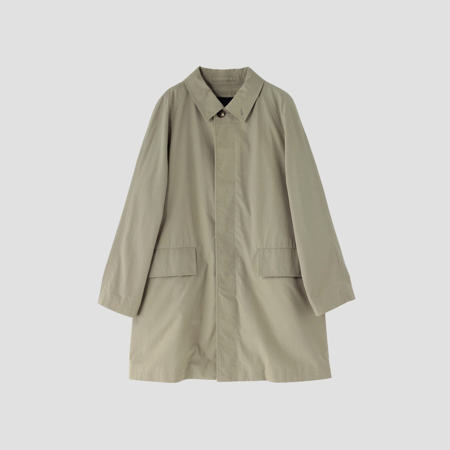 WASHED COTTON POPLIN COAT