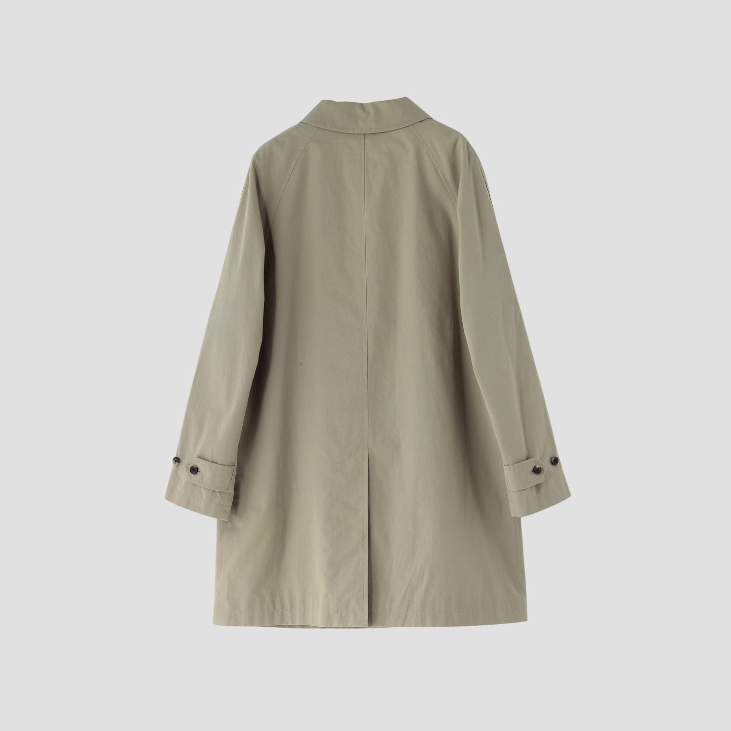 WASHED COTTON POPLIN COAT