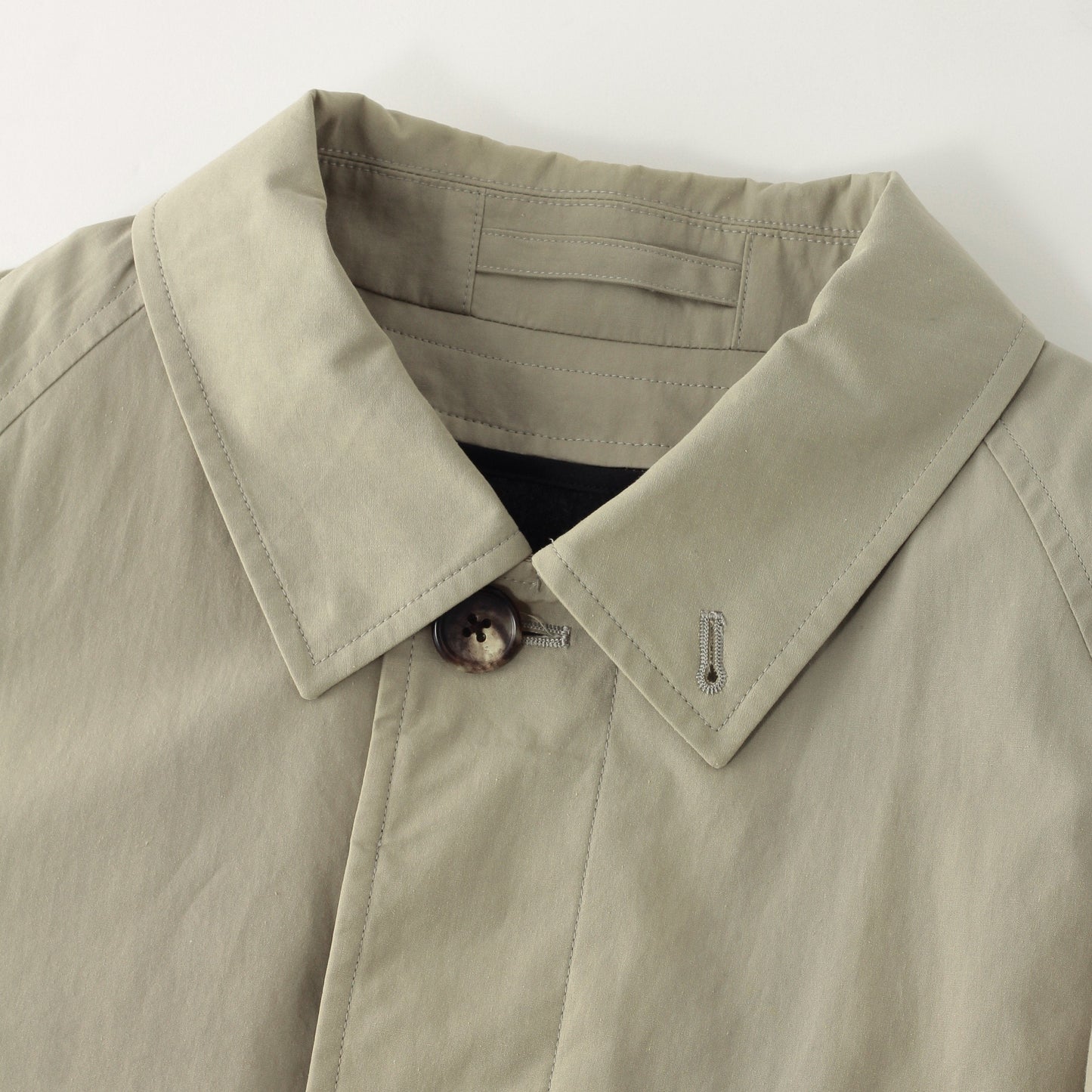 WASHED COTTON POPLIN COAT