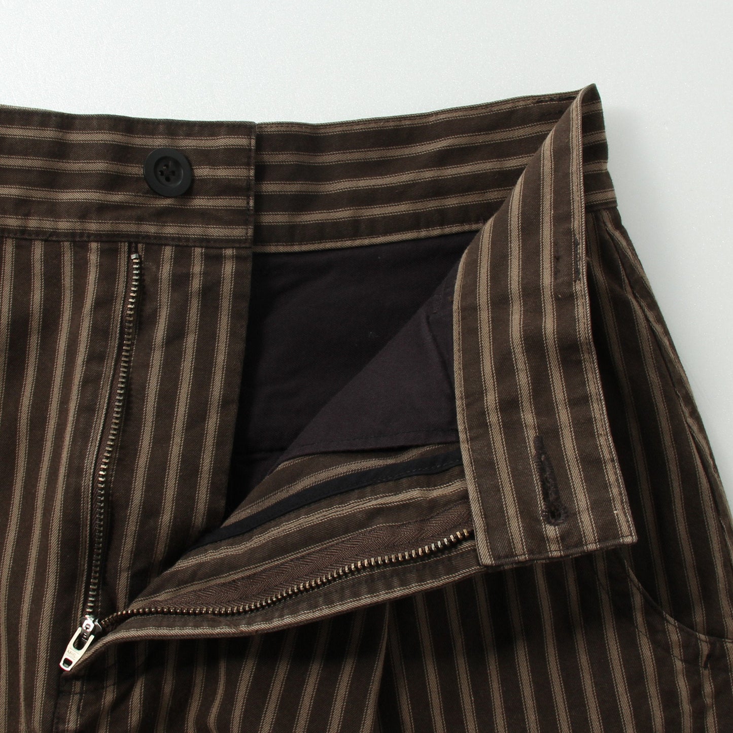 TICKING STRIPE COTTON WOOL(MHL SHOP限定) SKIRT