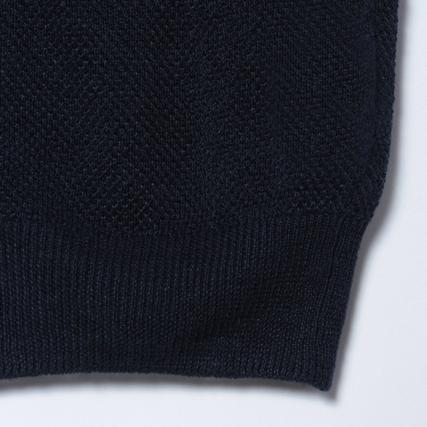 LINEN PIQUE VEST KNIT