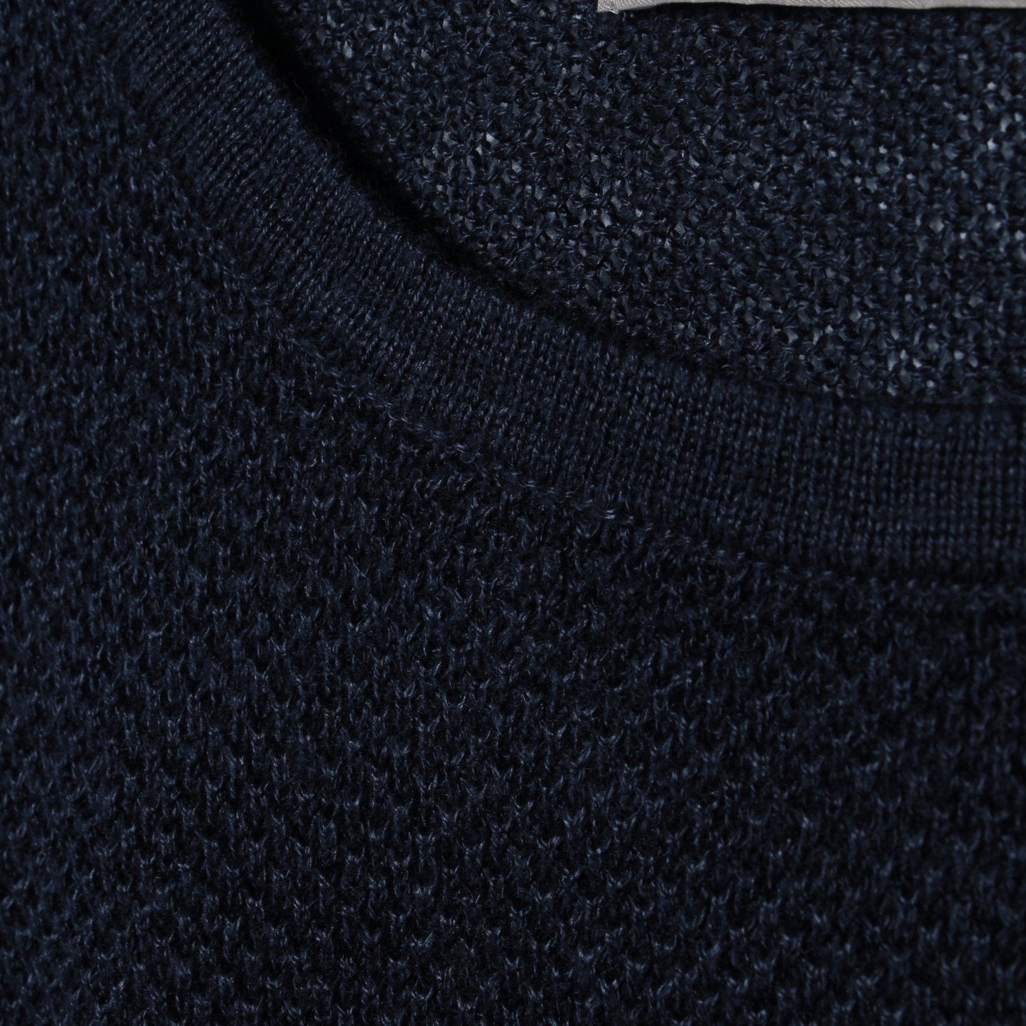 LINEN PIQUE VEST KNIT