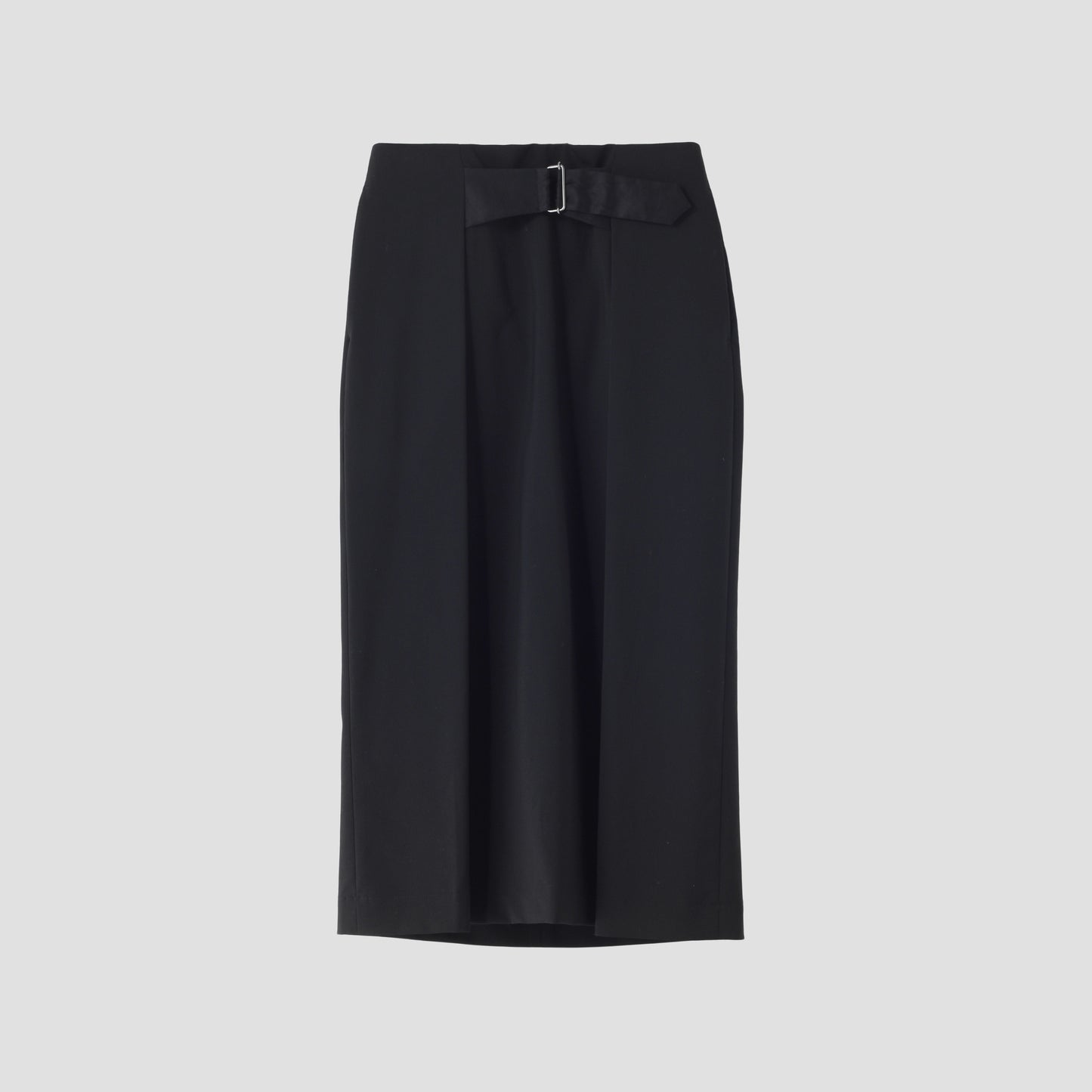 FINE WOOL POPLIN SKIRT