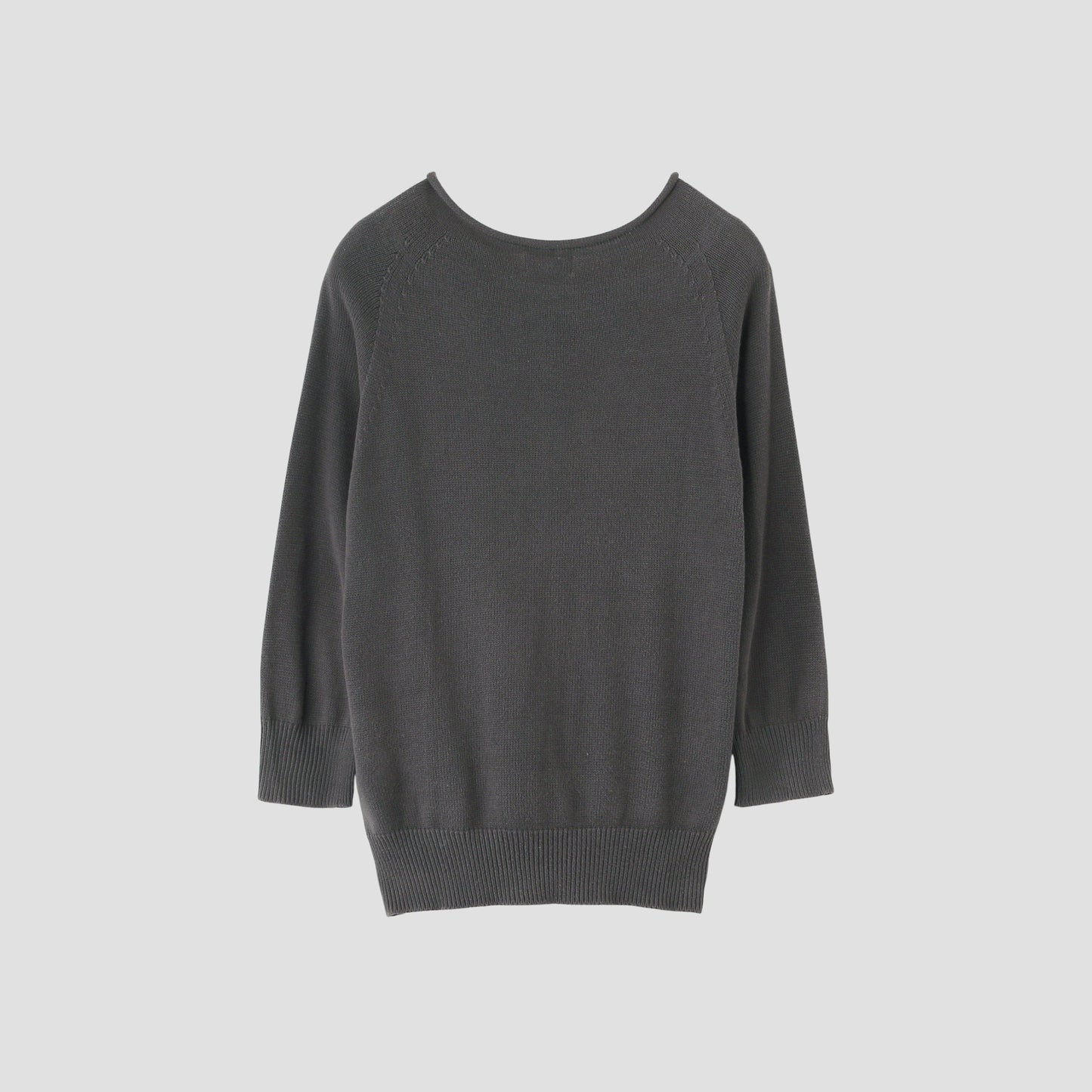 CAST OFF ROLL NECK KNIT
