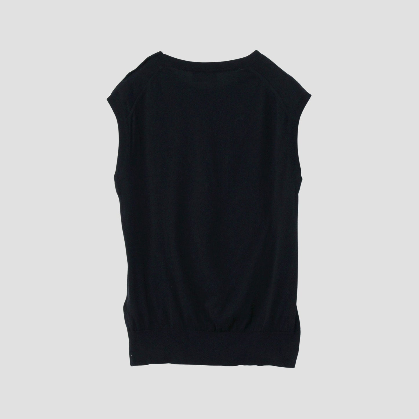 BUTTON SHOULDER SLIPOVER KNIT