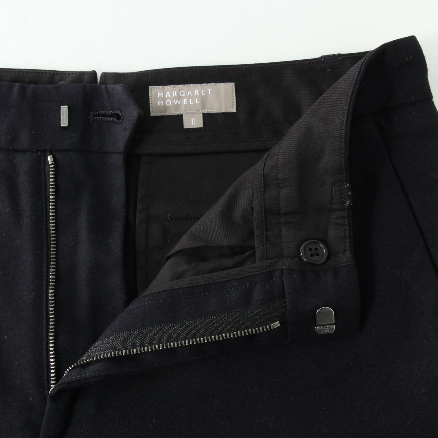 FINE WOOL FLANNEL TROUSERS