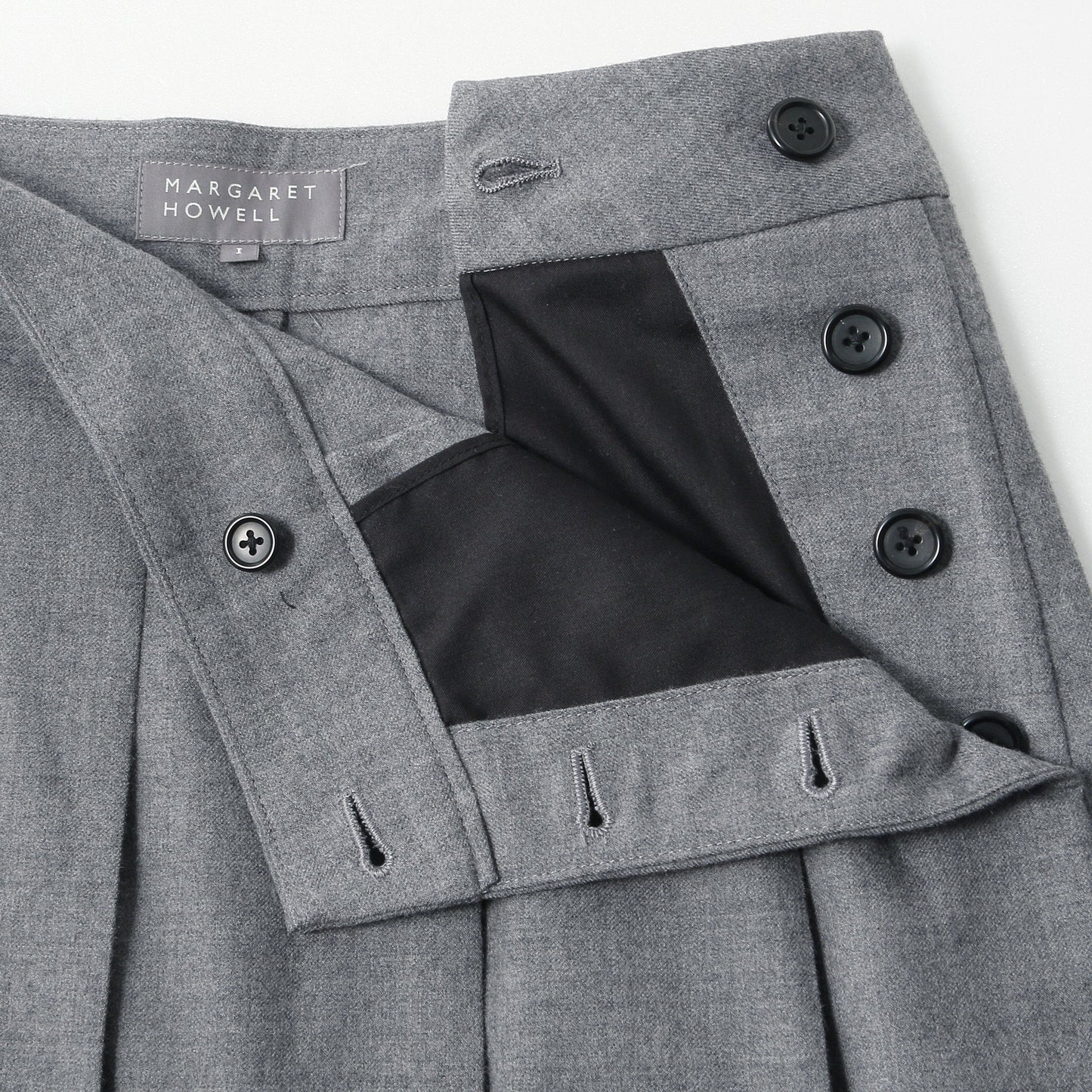 FLANNEL WOOL SKIRT