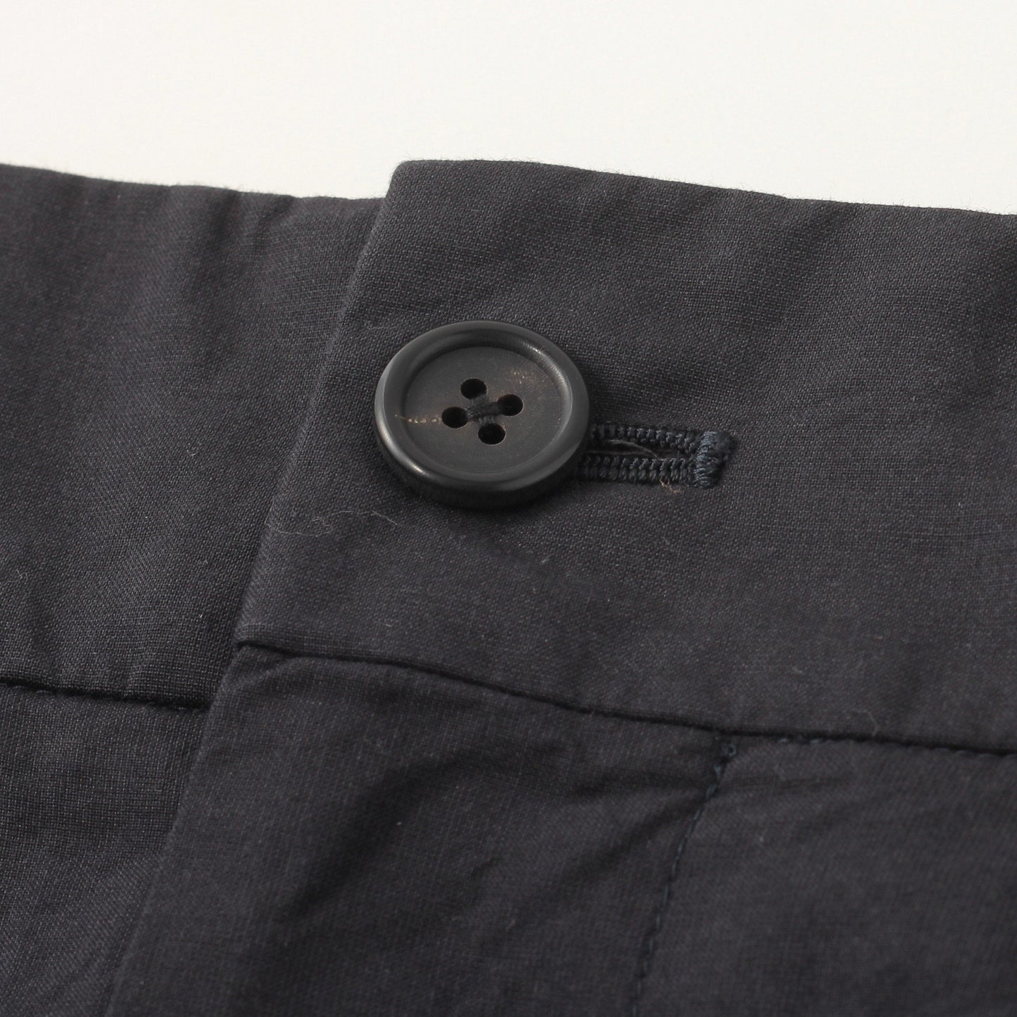 MATT COTTON SILK POPLIN TROUSERS