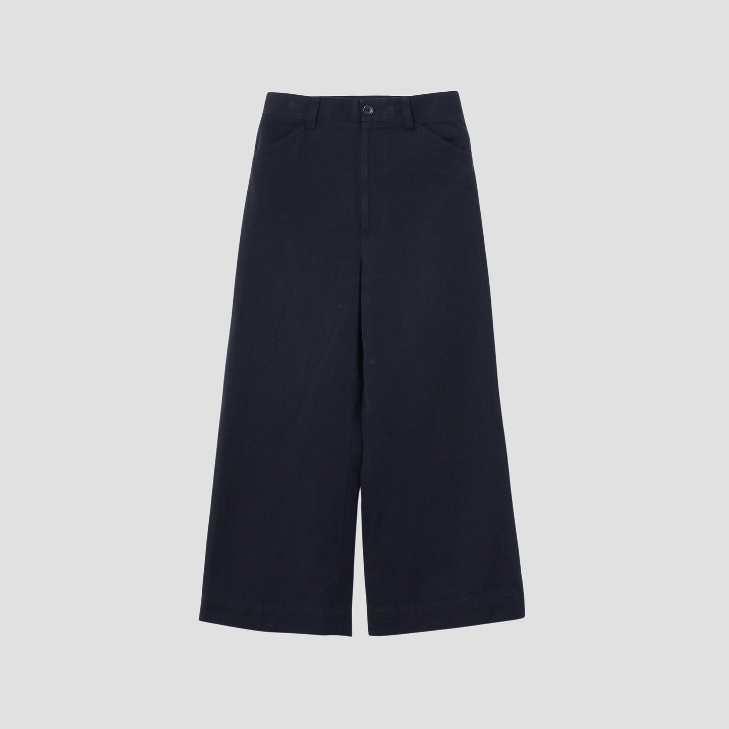 COTTON LINEN TWILL TROUSERS