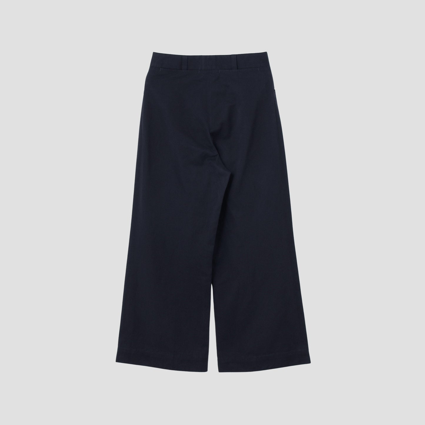 COTTON LINEN TWILL TROUSERS