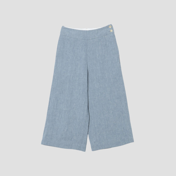 END ON END LINEN TROUSERS
