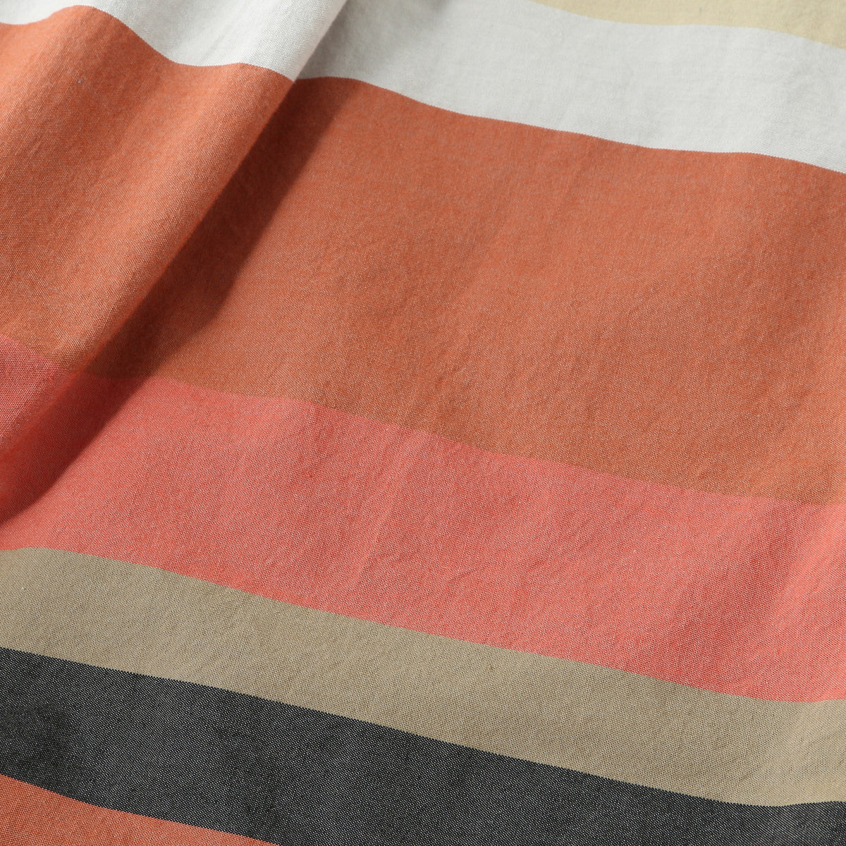 MULTI STRIPE COTTON SKIRT