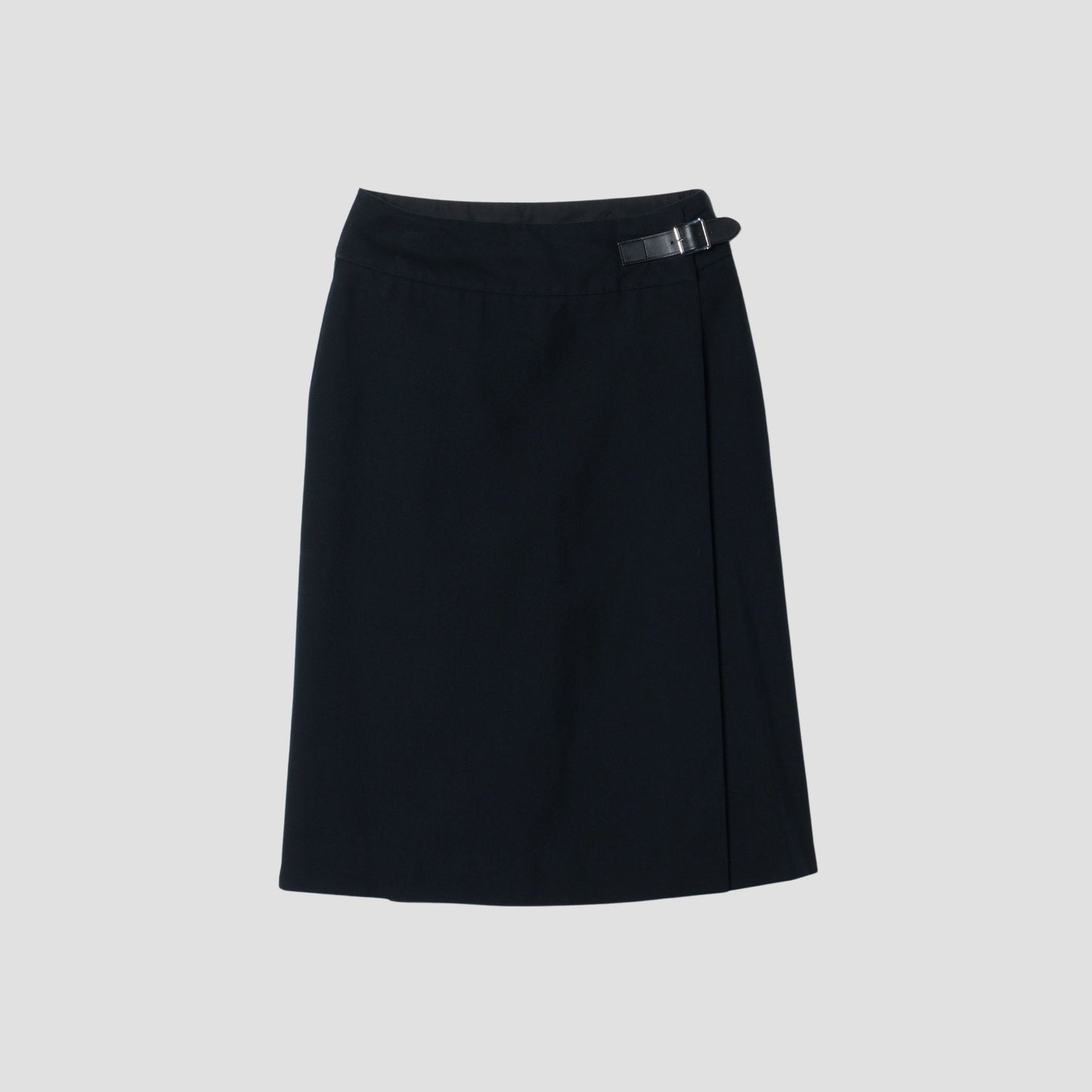 BRUSHED COTTON WOOL SKIRT