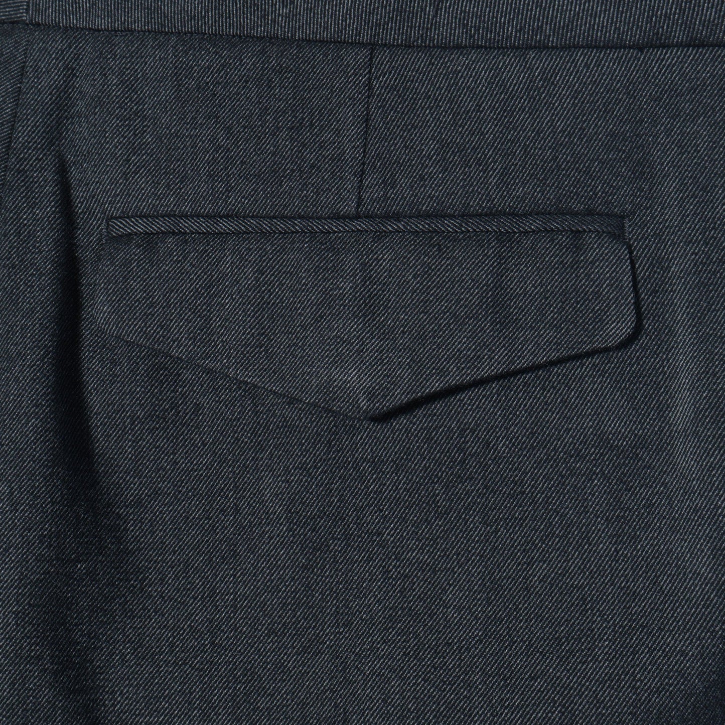 BRUSHED COTTON WOOL TROUSERS