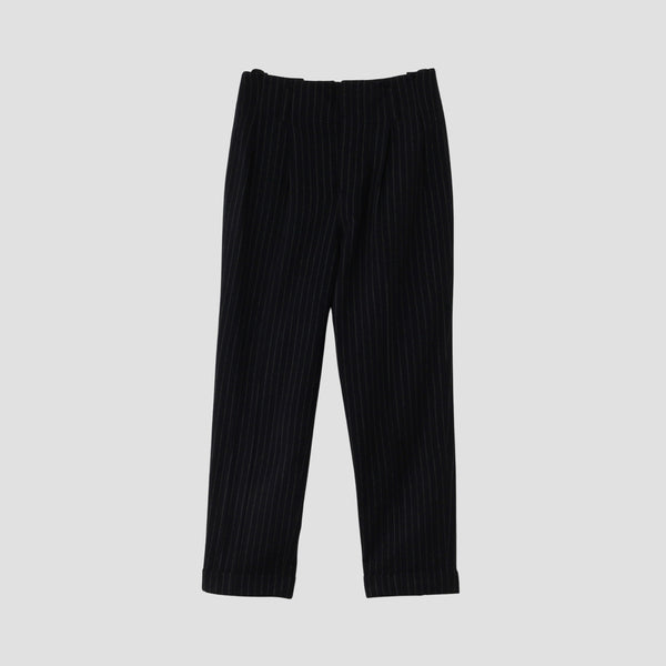 BROKEN STRIPE WOOL TROUSERS
