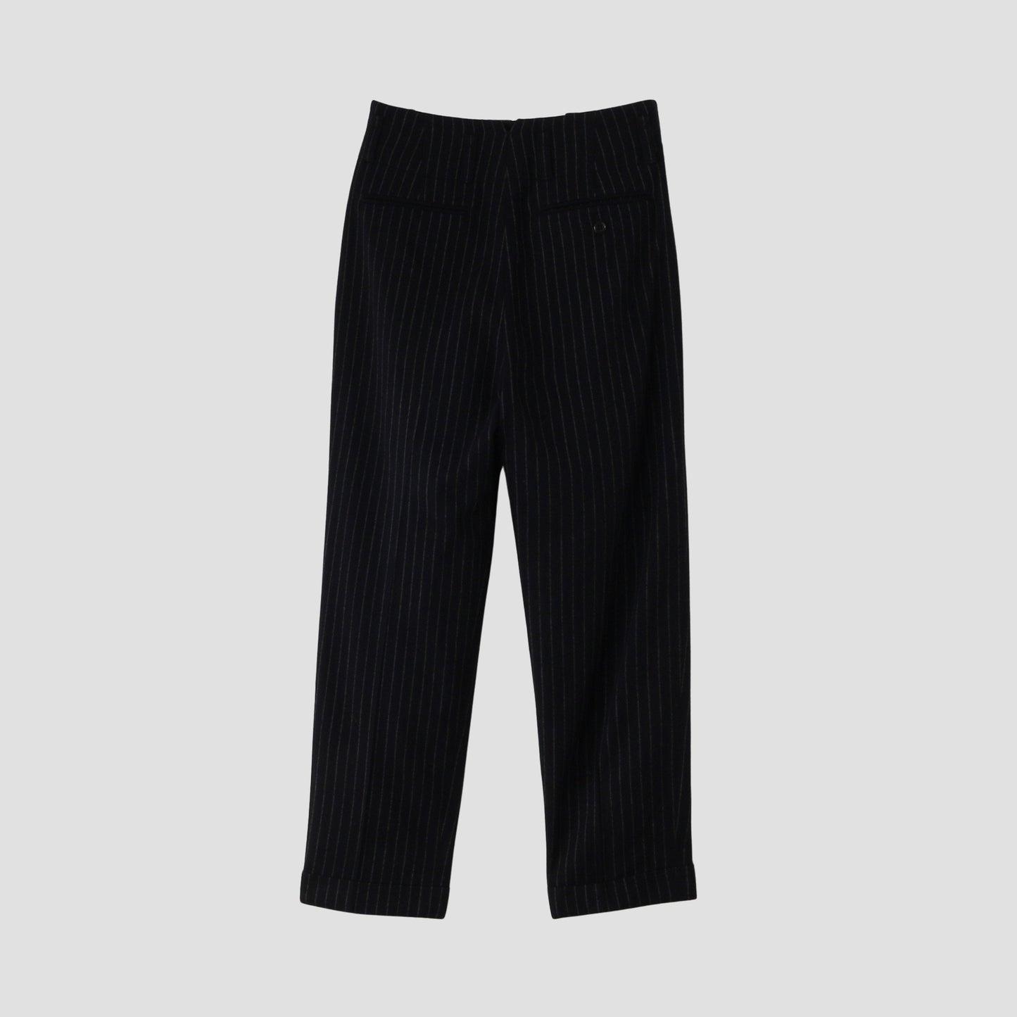BROKEN STRIPE WOOL TROUSERS