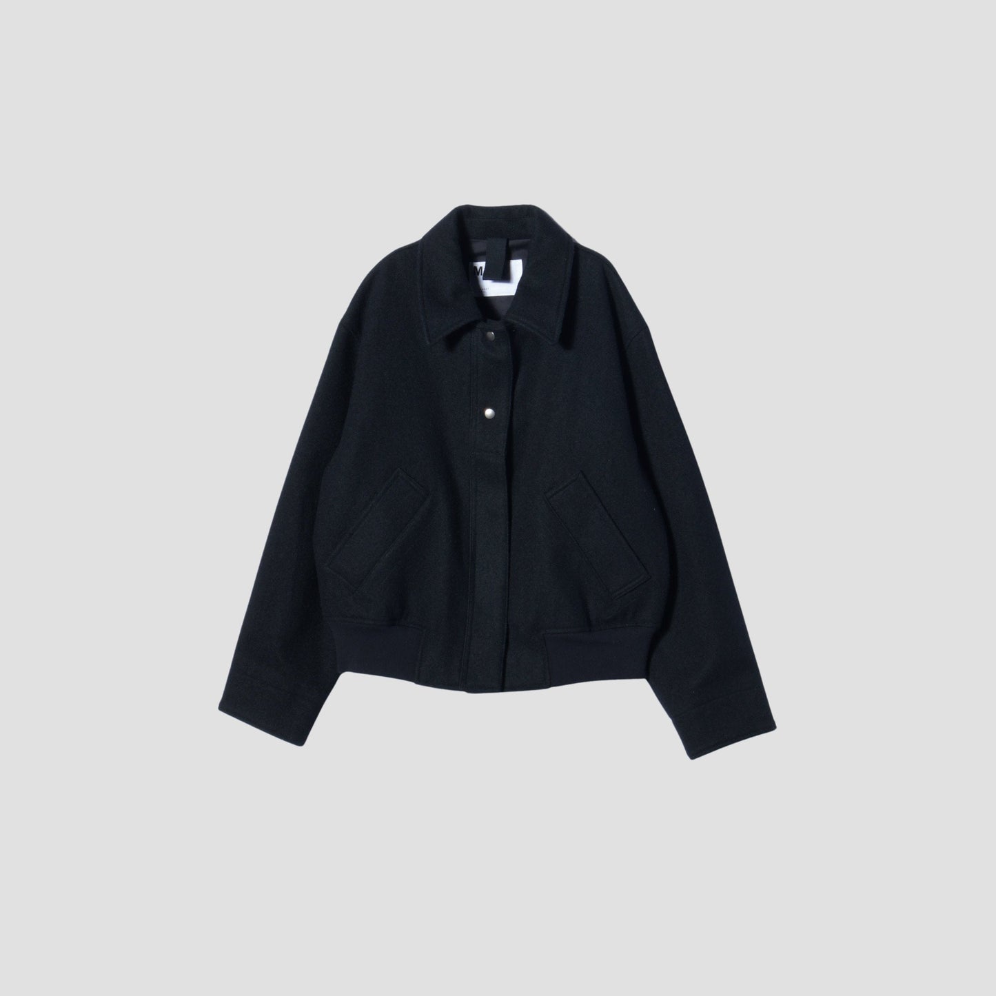 COARSE WOOL MELTON BLOUSON