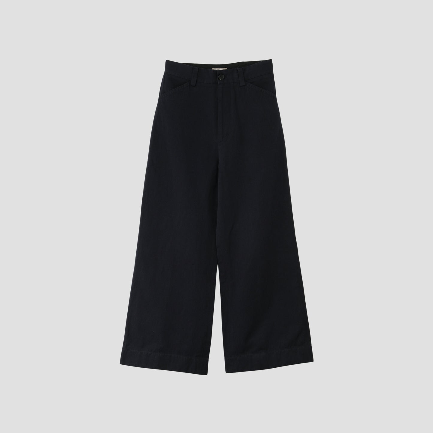 COTTON LINEN TWILL TROUSERS