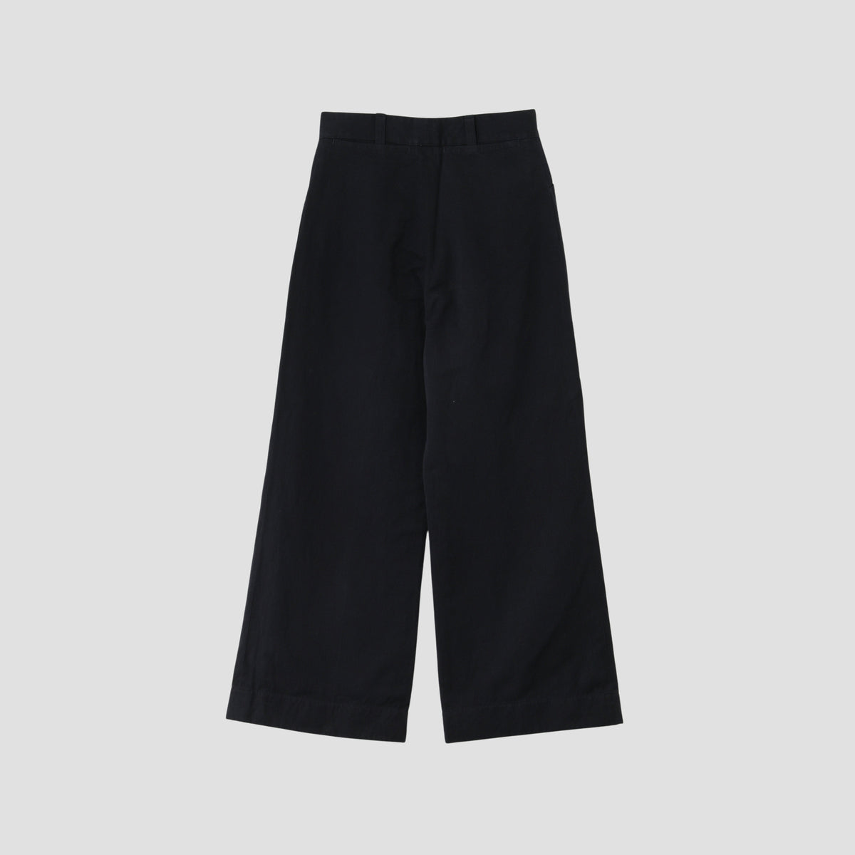 COTTON LINEN TWILL TROUSERS