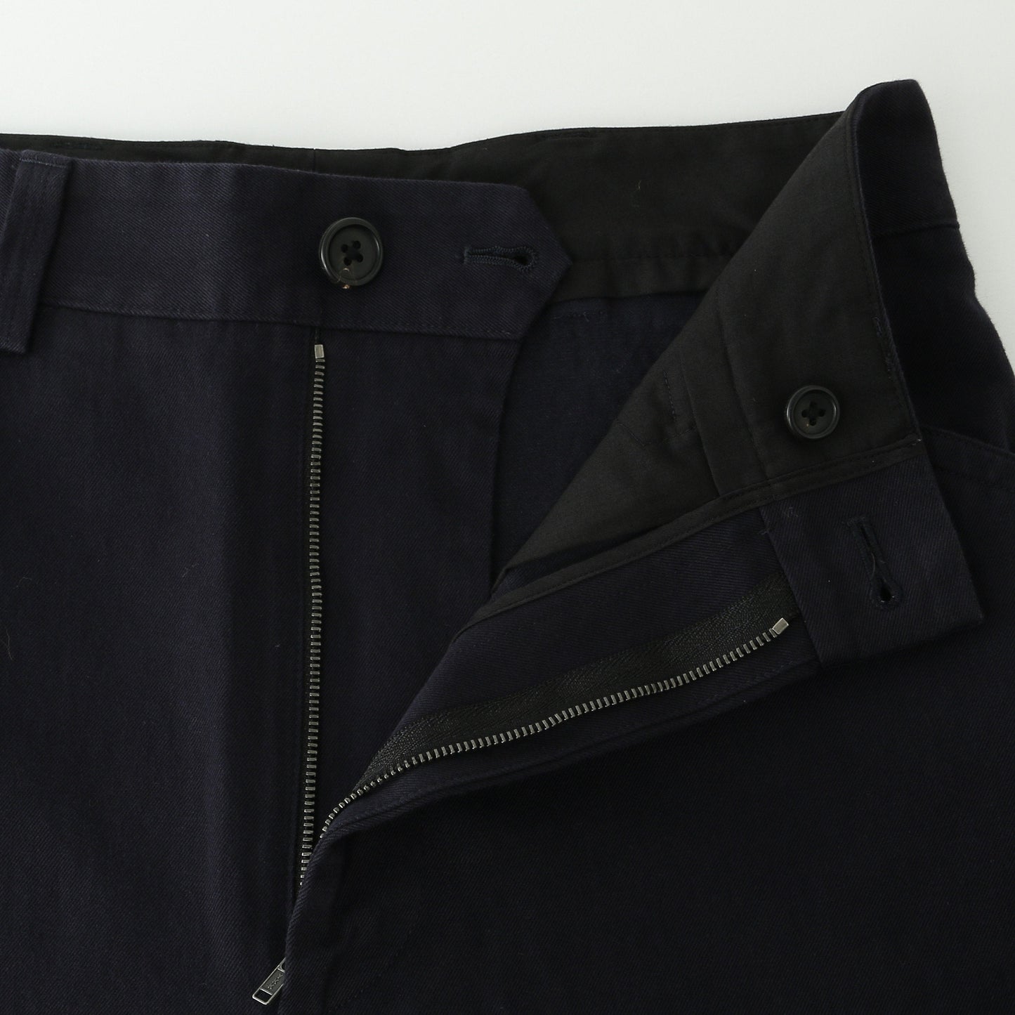 COTTON LINEN TWILL TROUSERS