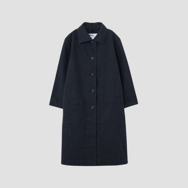 YARN DYE COTTON TWILL DRESS