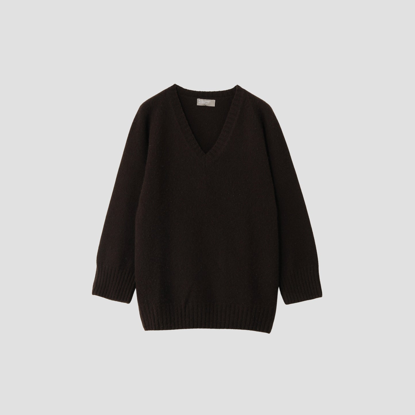 OVERSIZED V NECK JUMPER KNIT