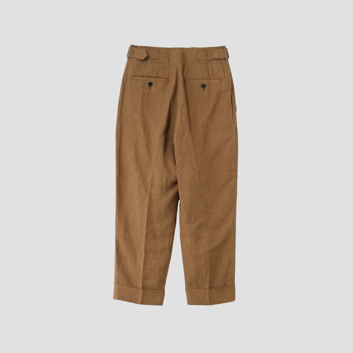 YARN DYED LINEN TROUSERS