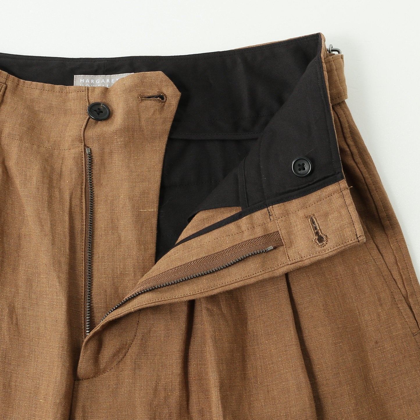 YARN DYED LINEN TROUSERS